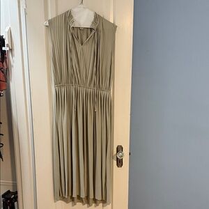 H&M Sage Green Midi Dress